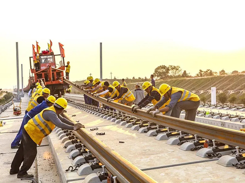 南昌橫崗鐵路工程，路基沉降監(jiān)測(cè)